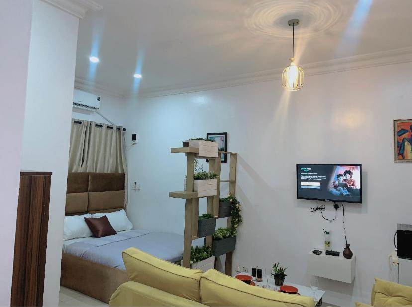 Cozy Studio Unit In Lekki Phase 1 - Kitchen, 24-7 Light, Wifi, Netflix Apartment Lagos Exterior foto